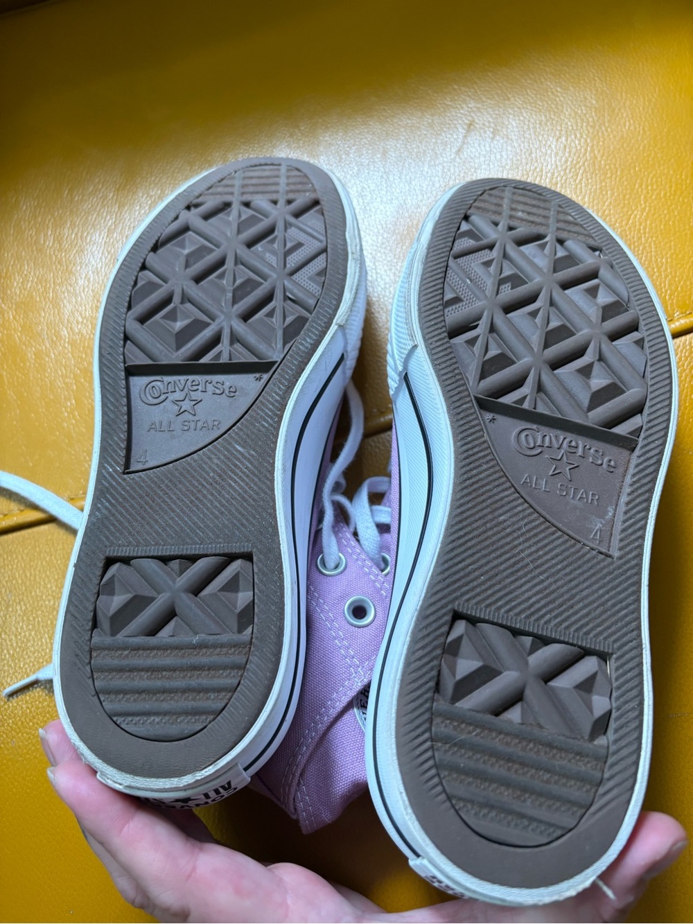 Converse High Top Sneakers - Light Pink Canvas - Picture 5 of 6